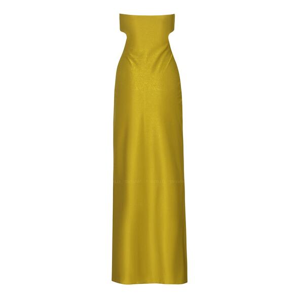 Baobab Petra Maxi Dress Lemon Zest M NWT $300 - Picture 12 of 12